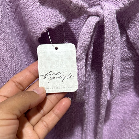 Free People Lavender V-Neck Knit Tank & Shorts Loungewear Set - Picture 4 of 11